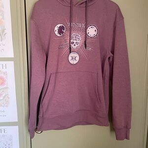 Airwalk Mauve Graphic Hoodie Sz Med